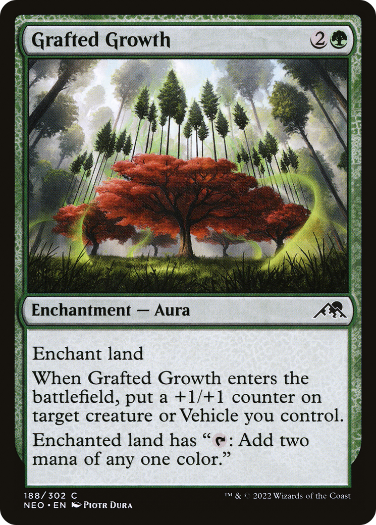 Grafted Growth (188) Foil - Kamigawa: Neon Dynasty