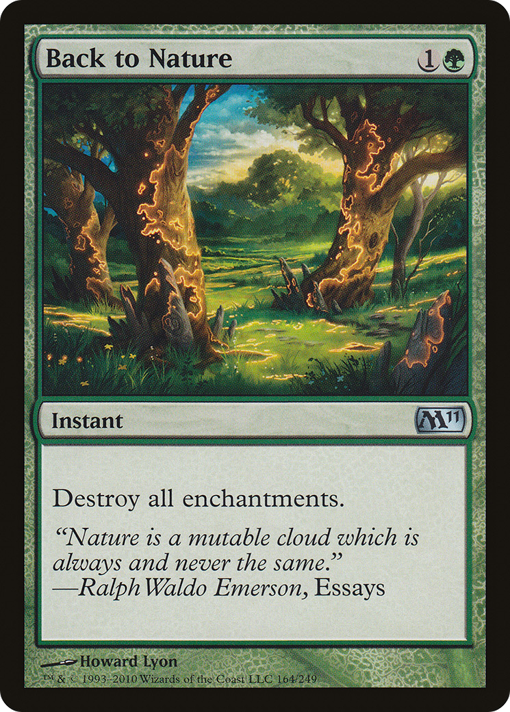 Back to Nature (164) Foil - Magic 2011