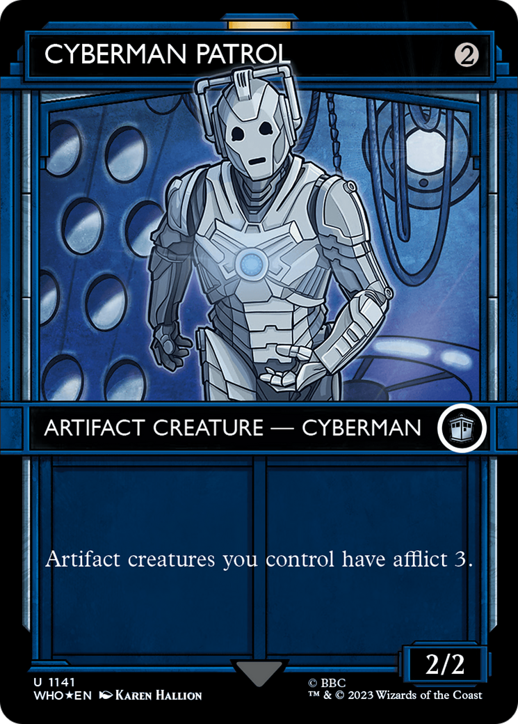 Cyberman Patrol (Showcase) (Surge Foil) [Doctor Who] | Silver Goblin