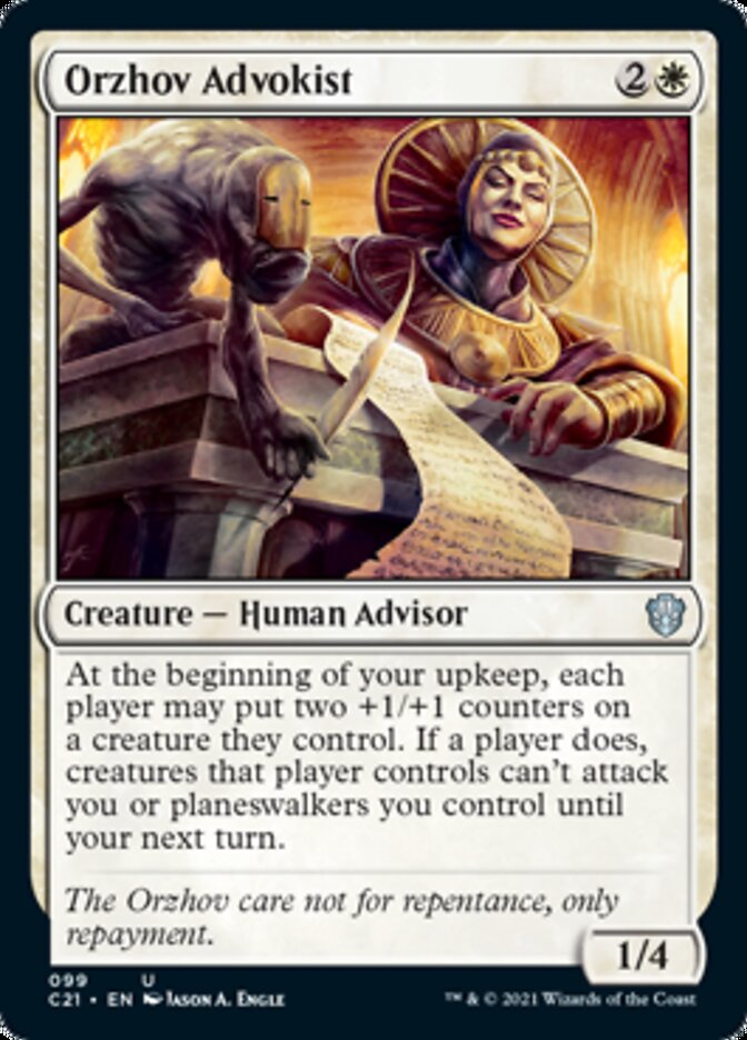 Orzhov Advokist [Commander 2021] | Silver Goblin