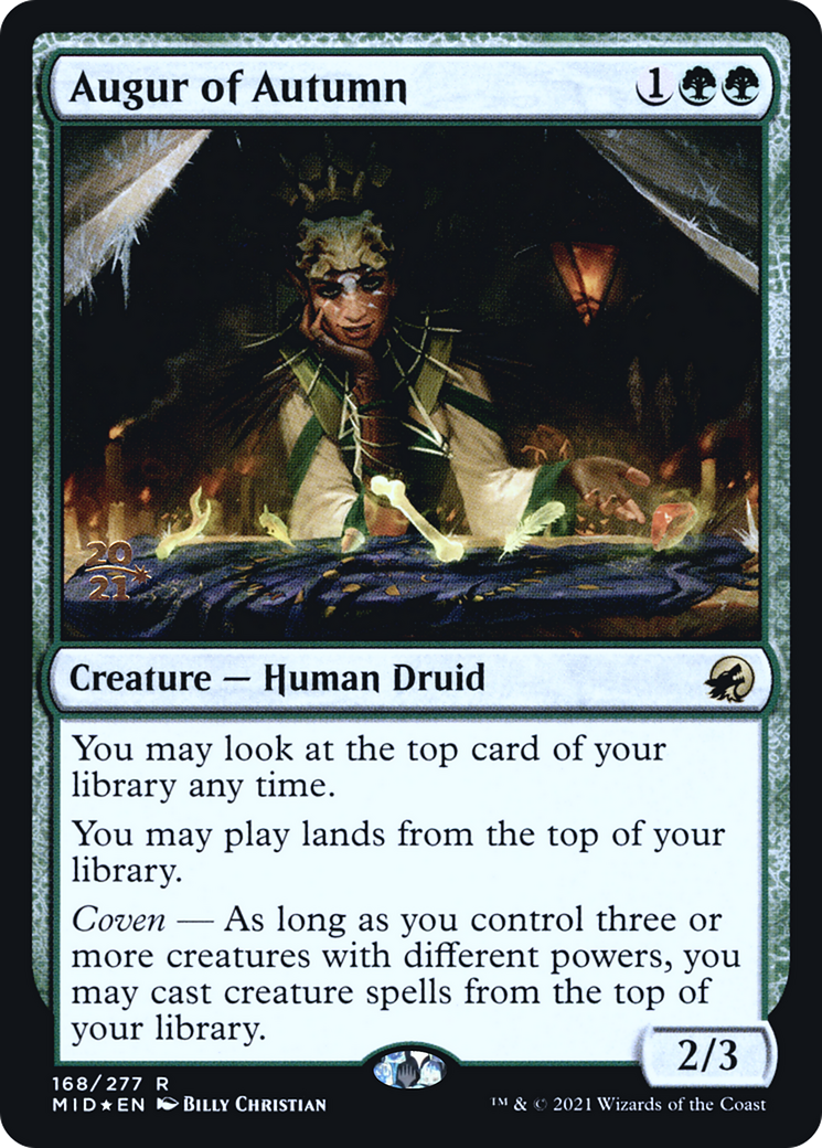 Augur of Autumn (168s) Foil - Innistrad: Midnight Hunt Promos