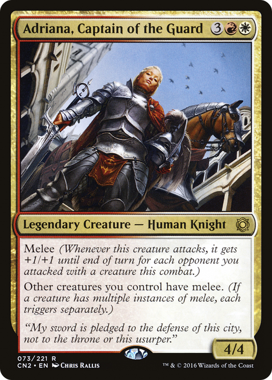 Adriana, Captain of the Guard [Conspiracy: Take the Crown] Foil