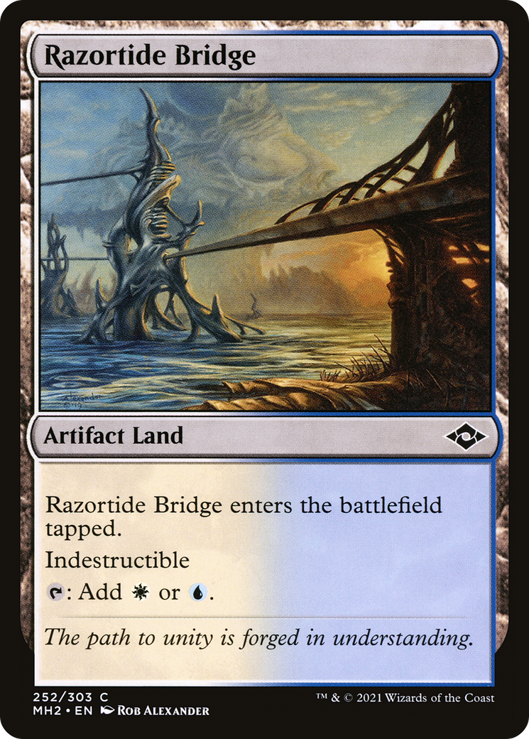 Razortide Bridge (252) Foil - Modern Horizons 2
