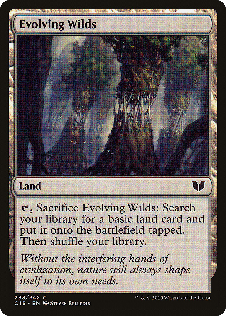 Evolving Wilds (283) - Commander 2015