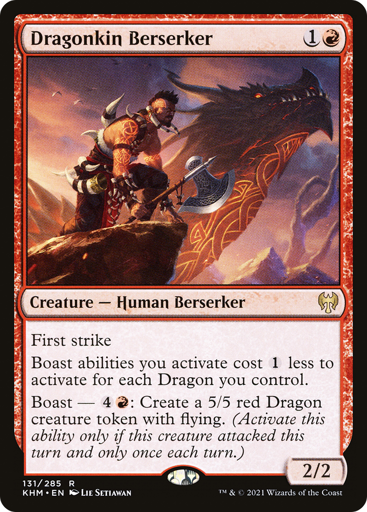 Dragonkin Berserker (131) Foil - Kaldheim