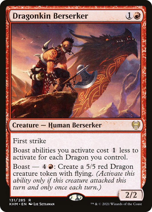 Dragonkin Berserker (131) Foil - Kaldheim