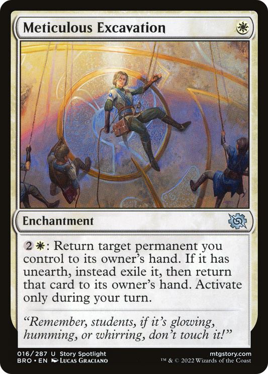 Meticulous Excavation (016) Foil - The Brothers' War