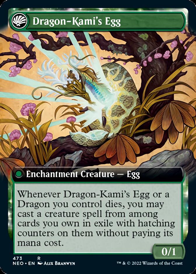 The Dragon-Kami Reborn (Extended Art) (473) - Kamigawa: Neon Dynasty