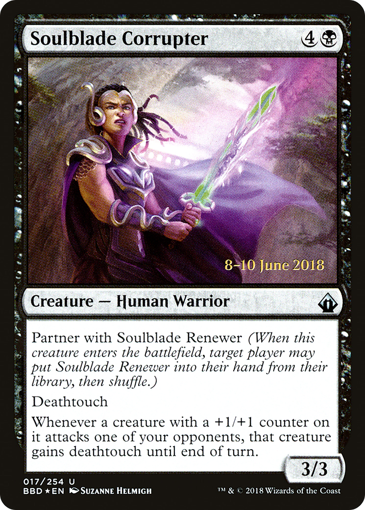 Soulblade Corrupter (17s) Foil - Battlebond Promos