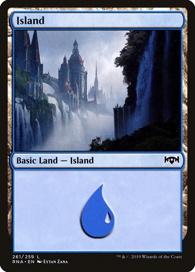 Island (261) [Ravnica Allegiance] | Silver Goblin