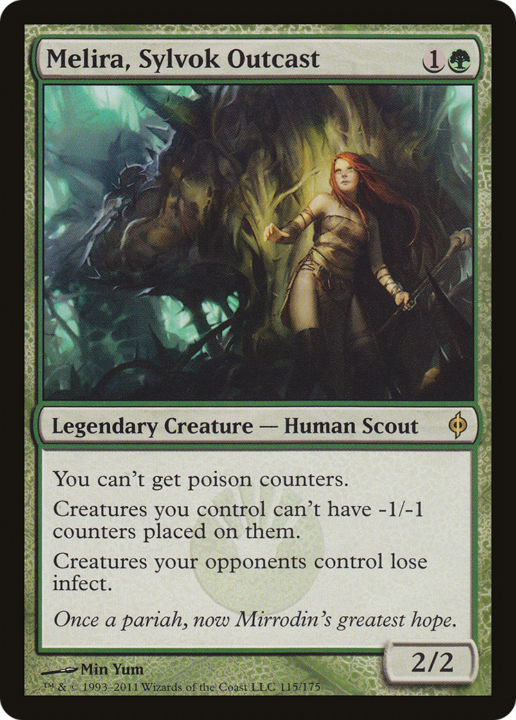 Melira, Sylvok Outcast (115) Foil - New Phyrexia