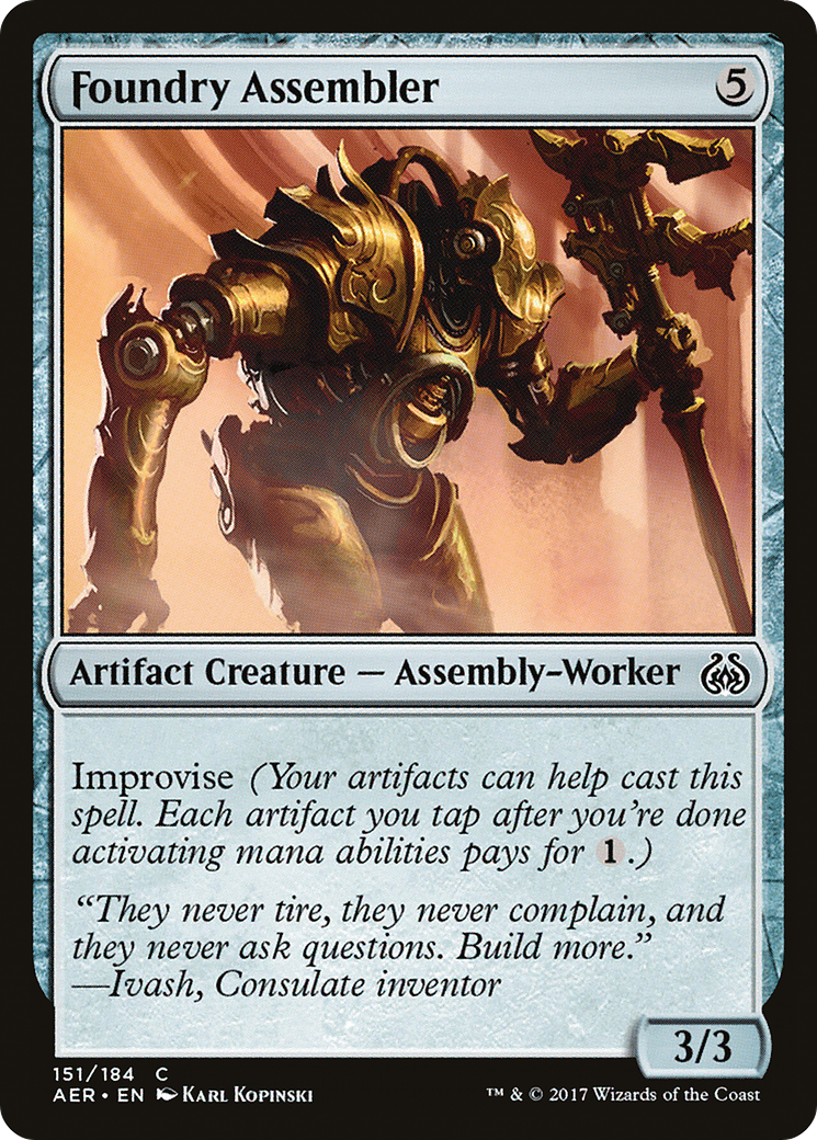Foundry Assembler (151) Foil - Aether Revolt