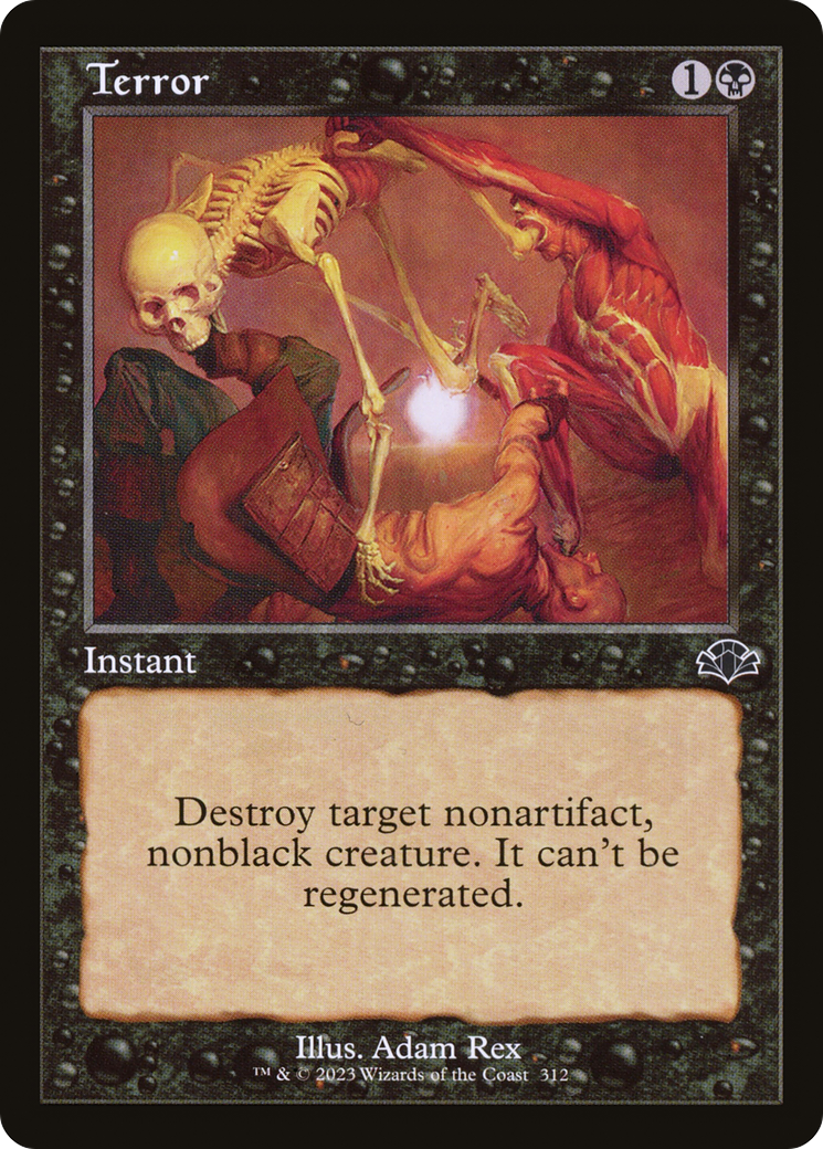 Terror (Retro) [Dominaria Remastered] | Silver Goblin