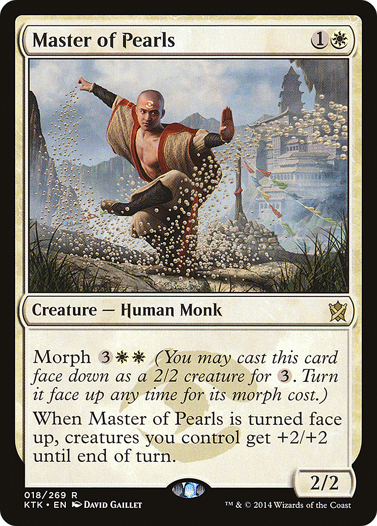 Master of Pearls (018) Foil - Khans of Tarkir