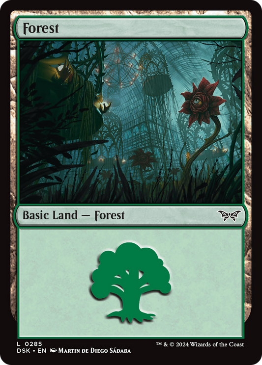 Forest (0285) [Duskmourn: House of Horror] Foil