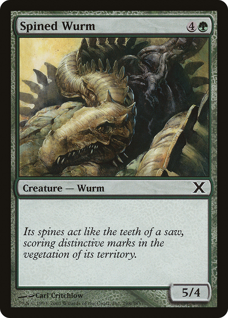 Spined Wurm (298) - Tenth Edition