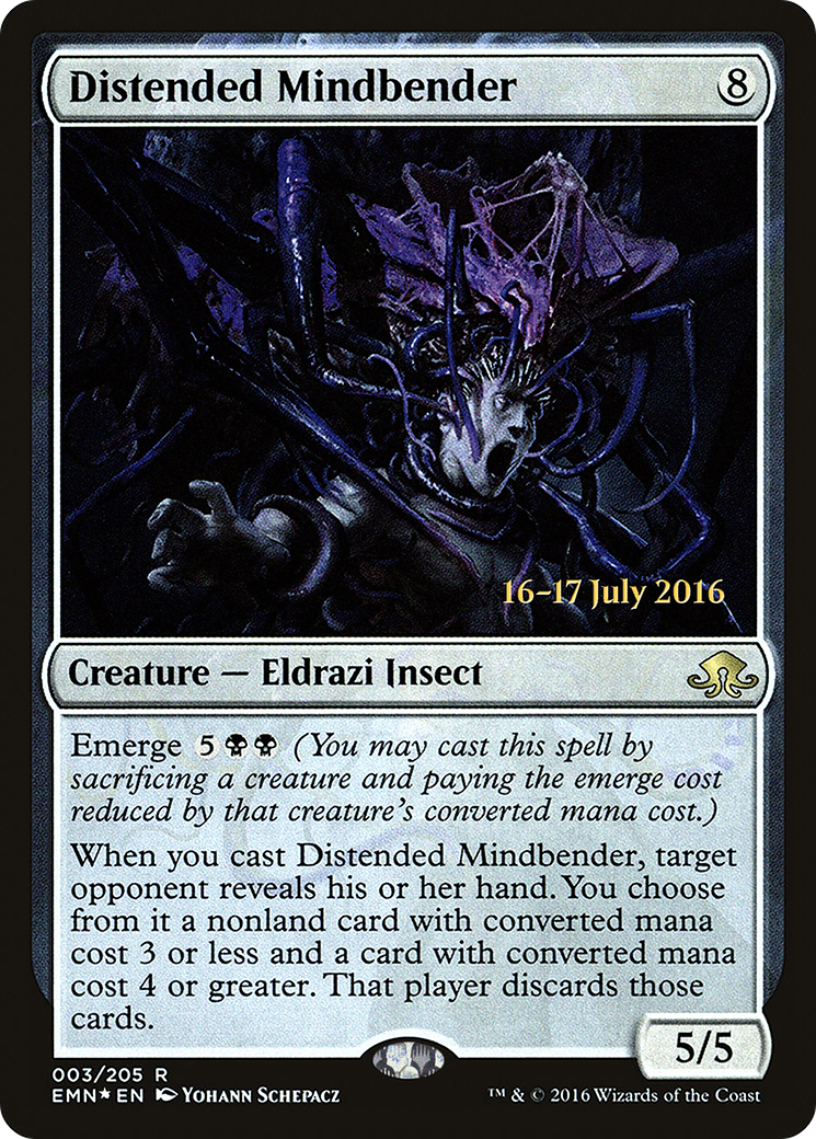 Distended Mindbender (03s) Foil - Eldritch Moon Promos