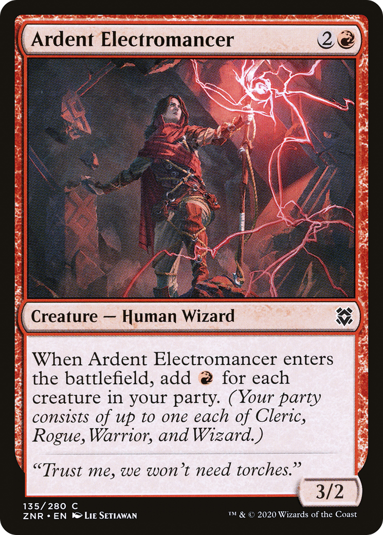 Ardent Electromancer (135) - Zendikar Rising