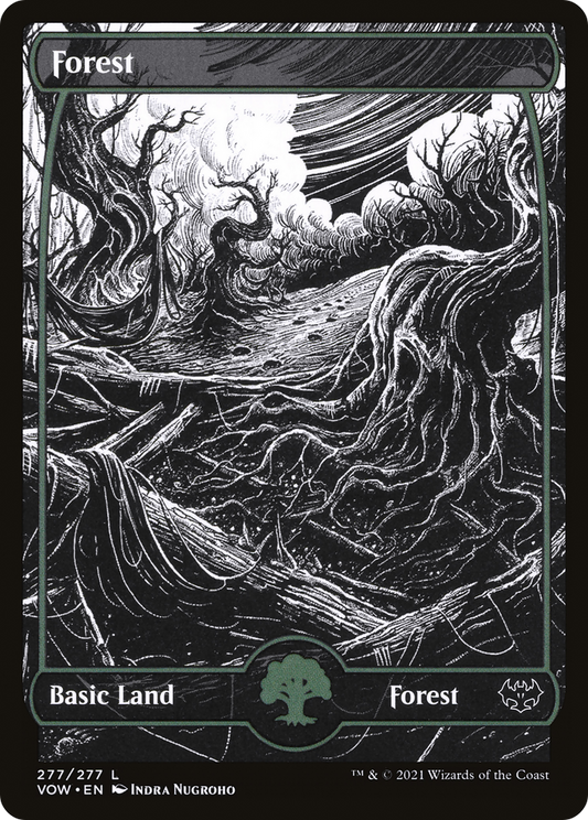 Forest (277) Foil - Innistrad: Crimson Vow