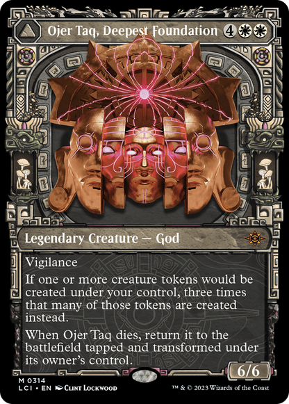 Ojer Taq, Deepest Foundation (Showcase) (314) Foil - The Lost Caverns of Ixalan