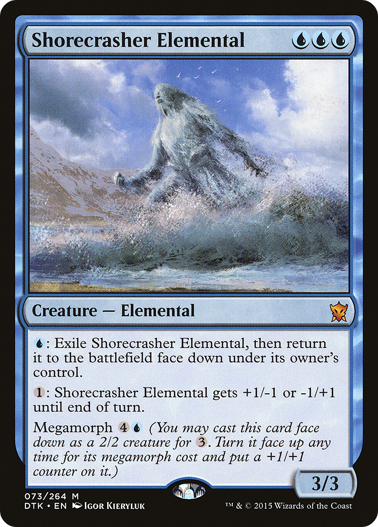 Shorecrasher Elemental (073) - Dragons of Tarkir