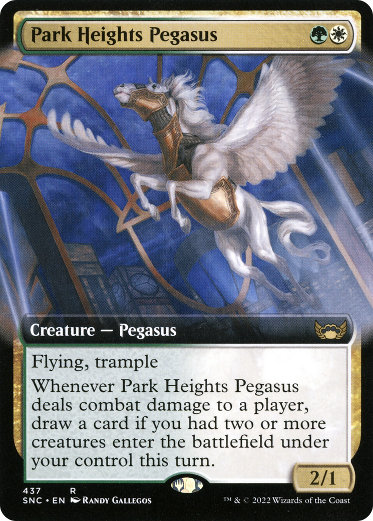 Park Heights Pegasus (Extended Art) (437) Foil - Streets of New Capenna