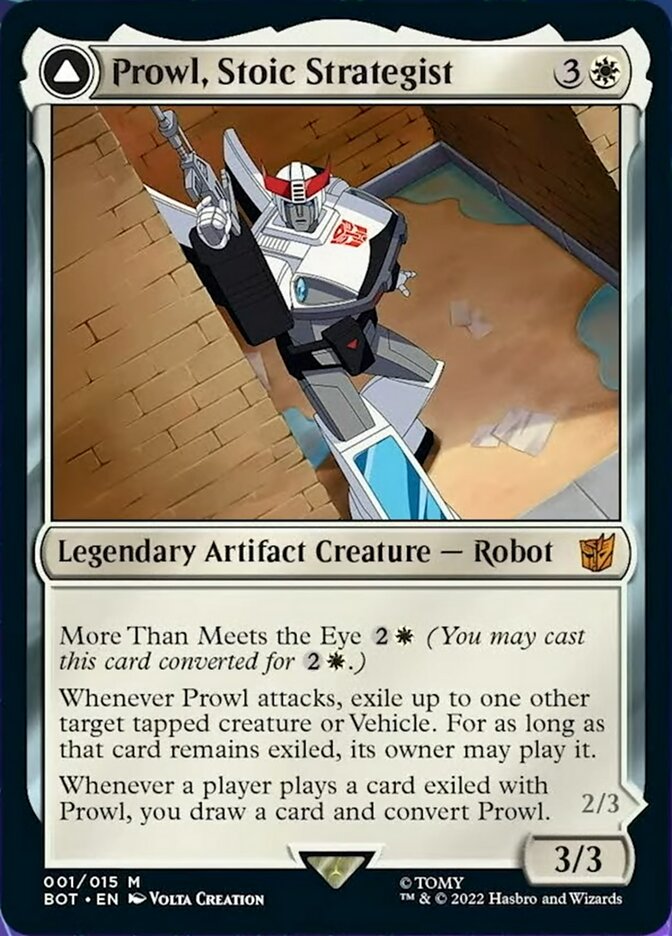 Prowl, Stoic Strategist (001) Foil - Transformers