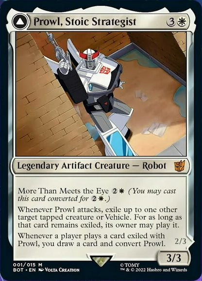 Prowl, Stoic Strategist (001) Foil - Transformers