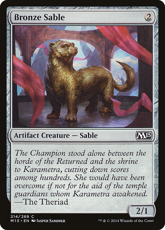 Bronze Sable (214) Foil - Magic 2015