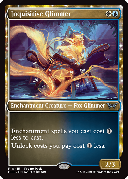 Inquisitive Glimmer [Duskmourn: House of Horror Promos] Foil