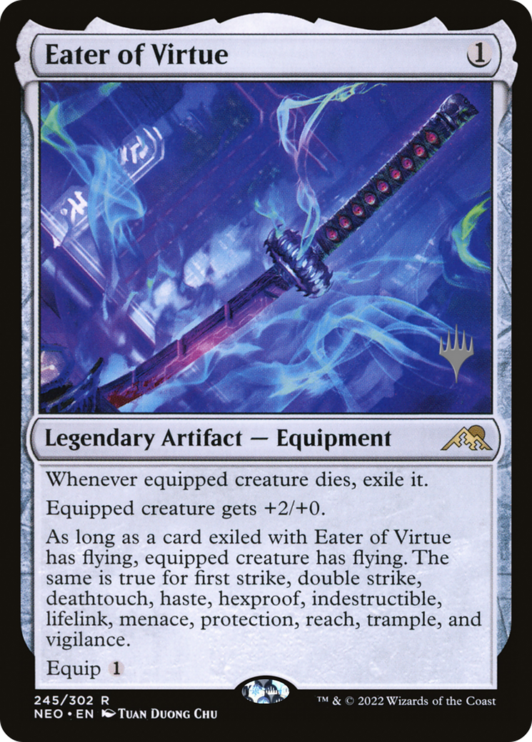 Eater of Virtue (245p) - Kamigawa: Neon Dynasty Promos