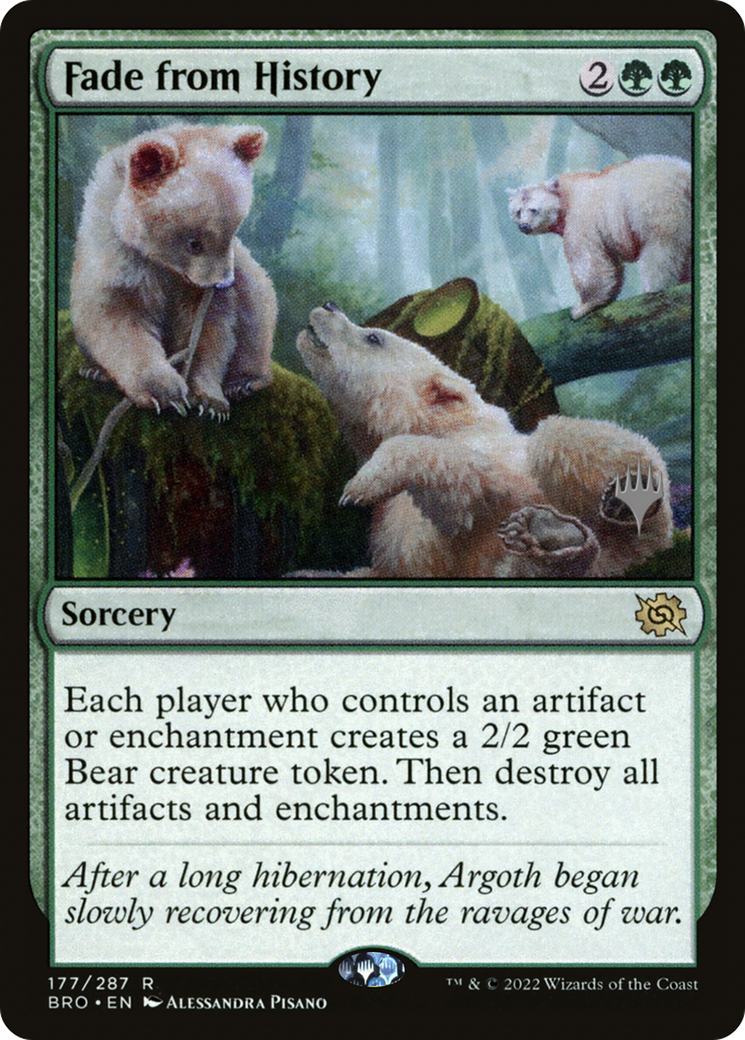 Fade from History (177p) Foil - The Brothers' War Promos