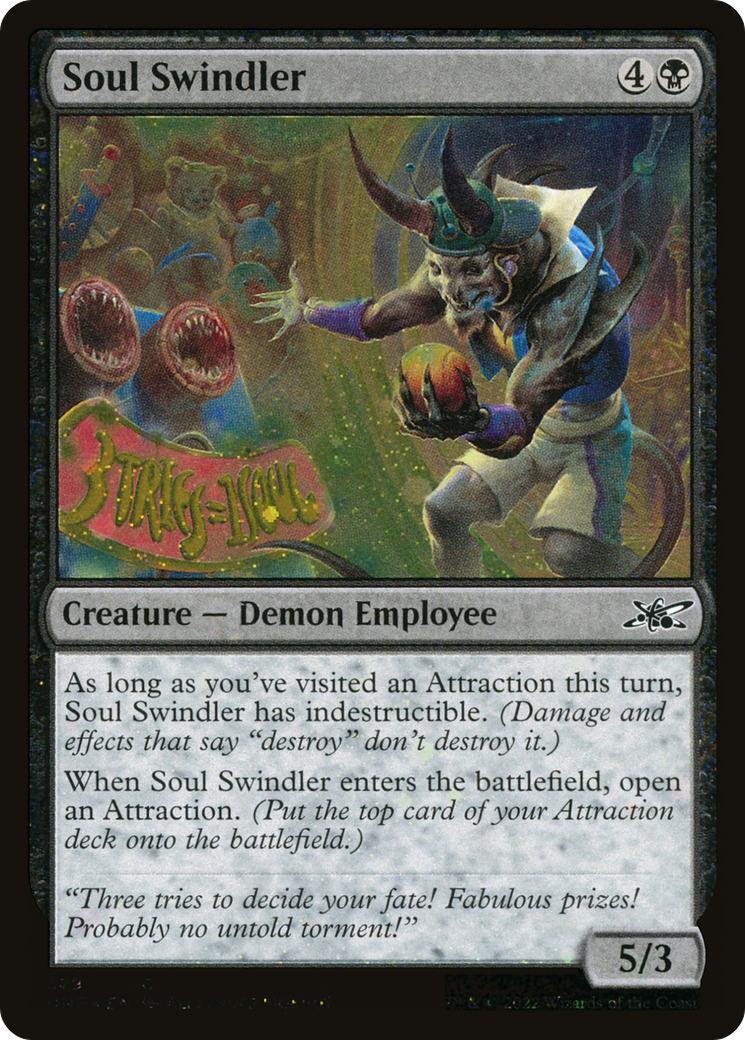 Soul Swindler (Galaxy Foil) (379) Foil - Unfinity