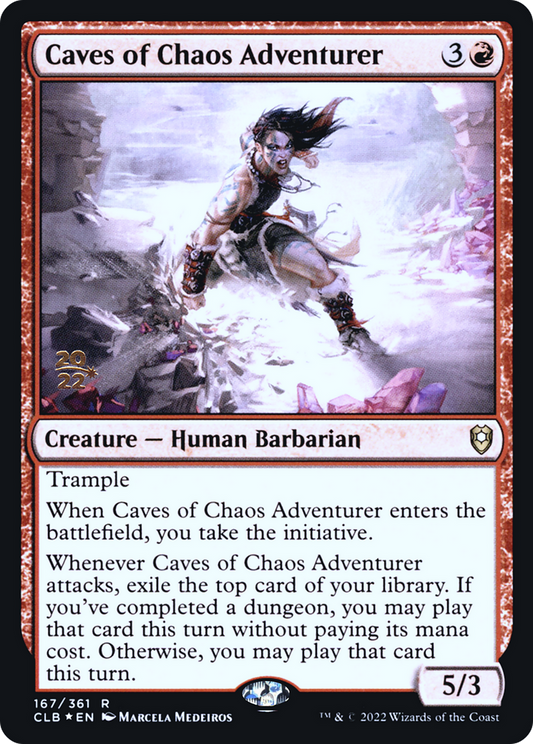 Caves of Chaos Adventurer [Commander Legends: Battle for Baldur's Gate Prerelease Promos]