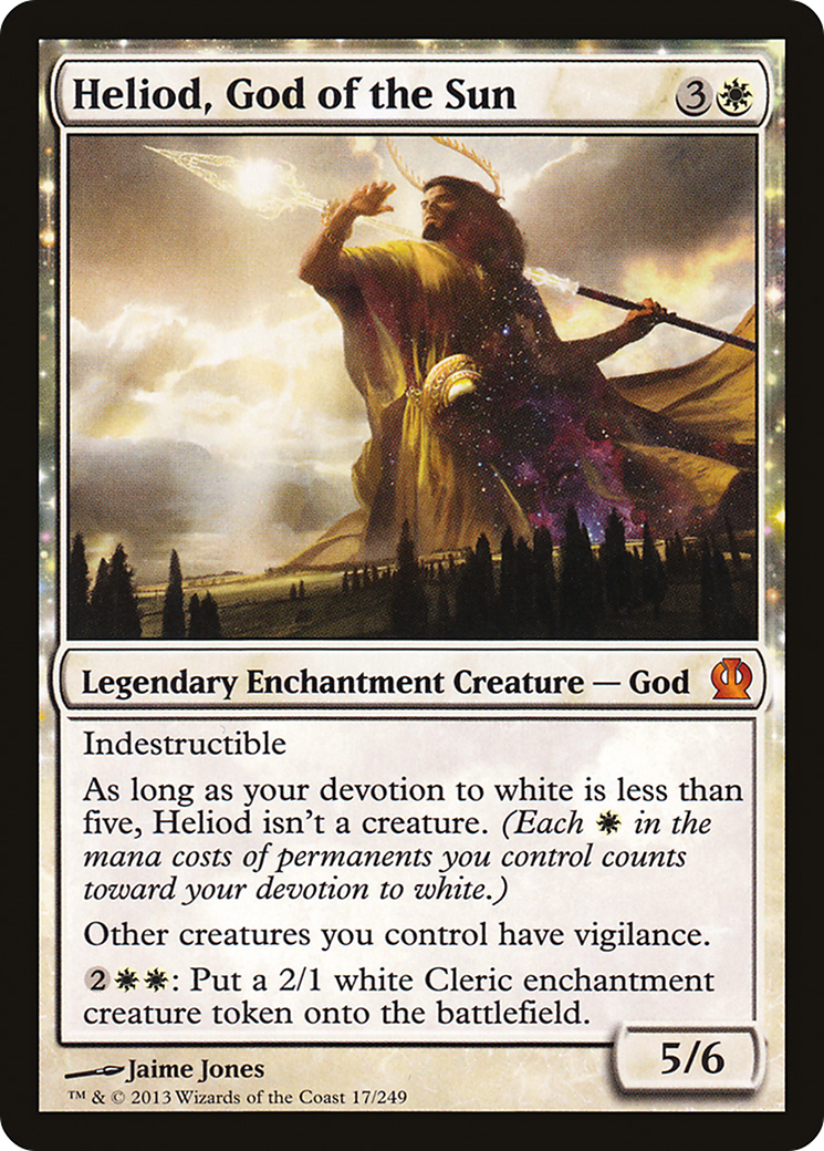 Heliod, God of the Sun (017) Foil - Theros