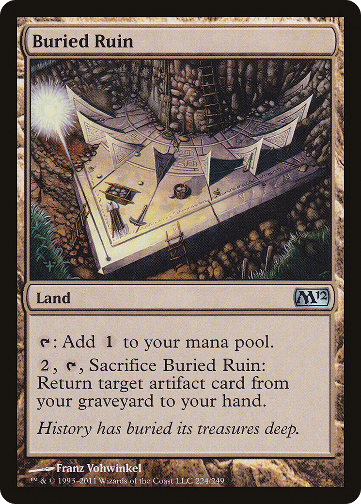 Buried Ruin [Magic 2012] Foil