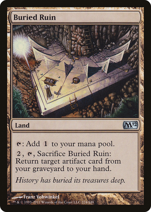 Buried Ruin [Magic 2012] Foil
