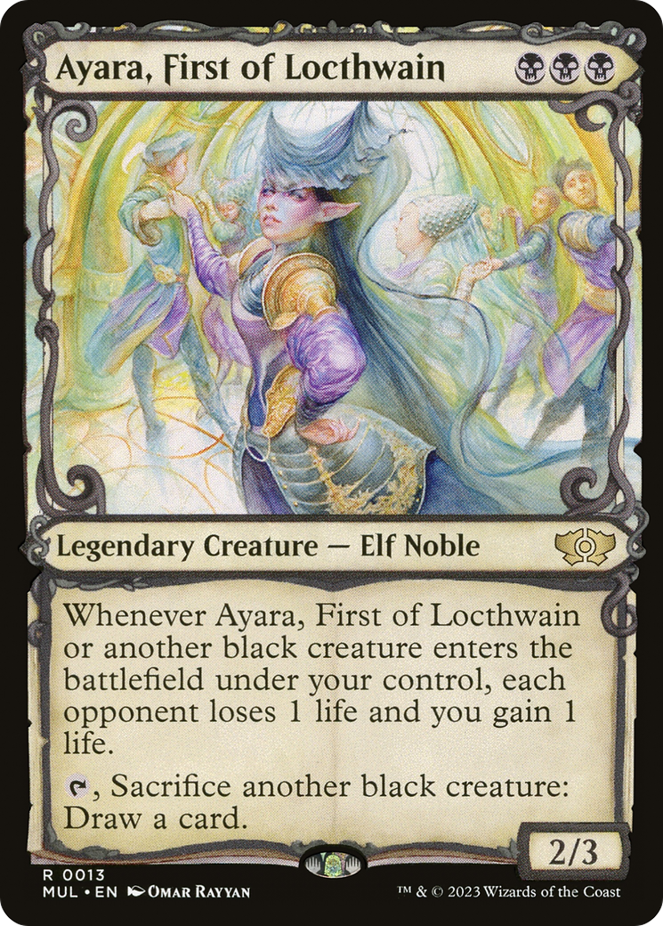 Ayara, First of Locthwain (013) Foil - Multiverse Legends