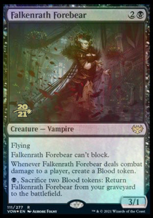 Falkenrath Forebear [Innistrad: Crimson Vow Prerelease Promos] | Silver Goblin