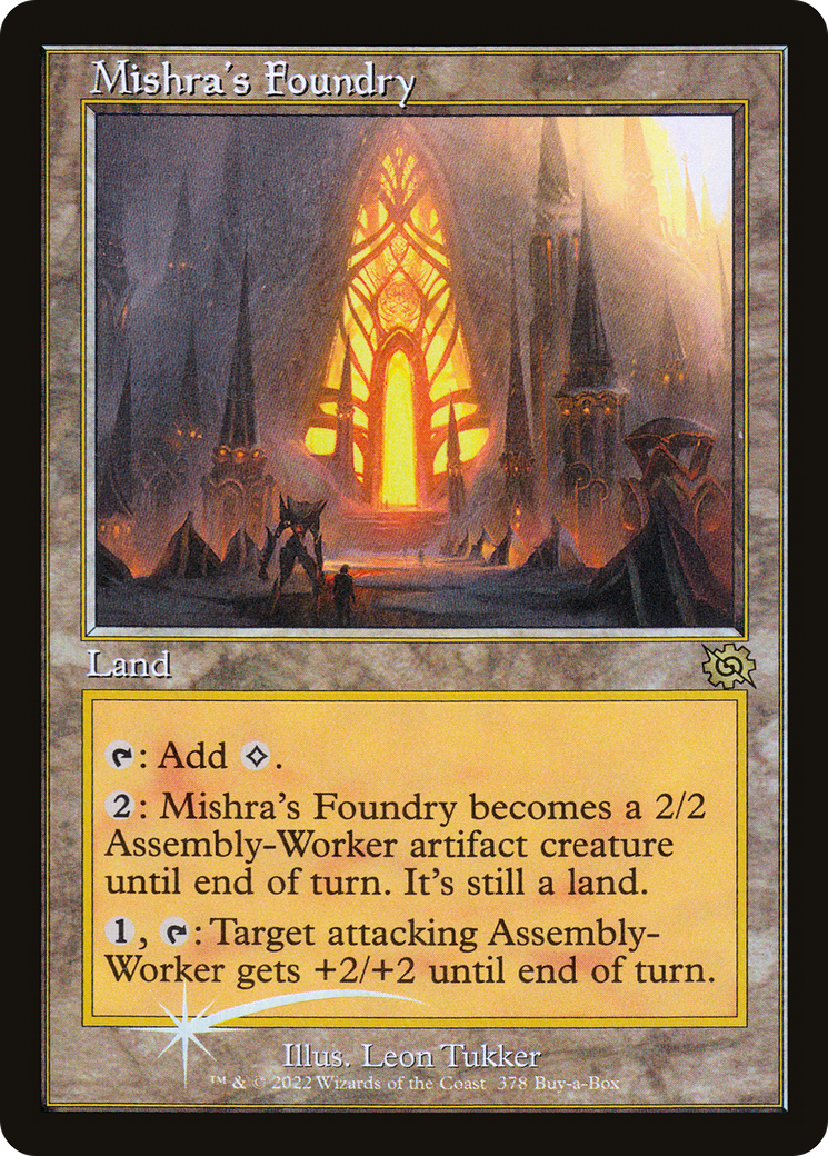 Mishra's Foundry (Retro) (378) Foil - The Brothers' War