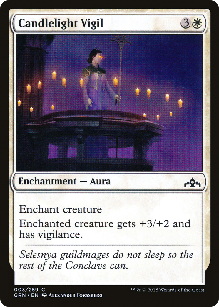 Candlelight Vigil [Guilds of Ravnica] Foil