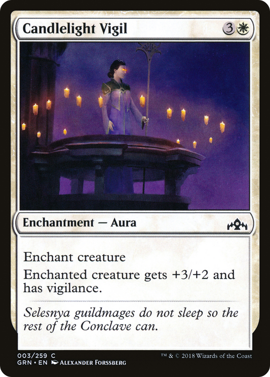Candlelight Vigil [Guilds of Ravnica] Foil
