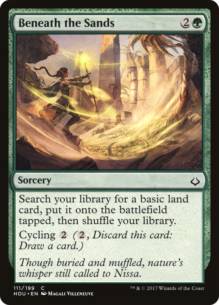 Beneath the Sands (111) Foil - Hour of Devastation