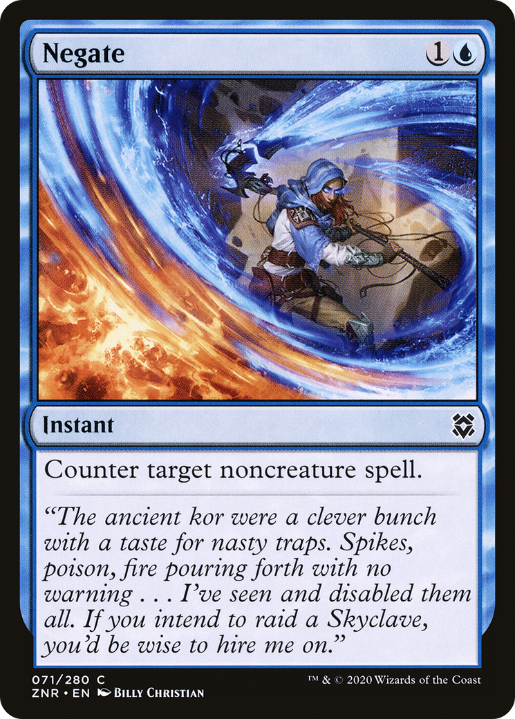 Negate (071) Foil - Zendikar Rising