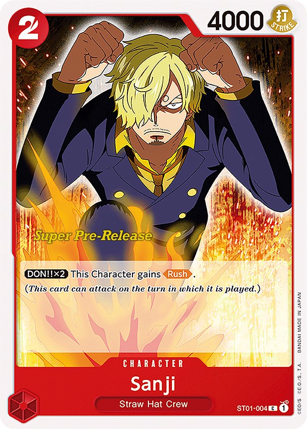 Sanji [Super Pre-Release Starter Deck: Straw Hat Crew] | Silver Goblin