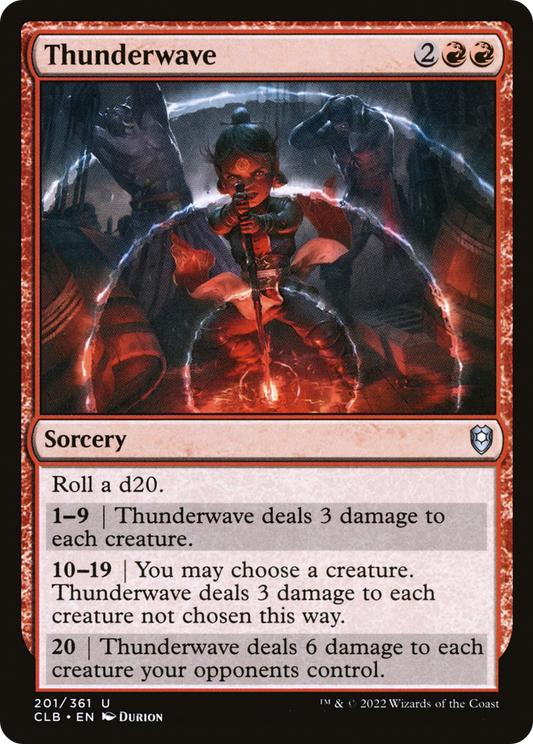Thunderwave (201) - Commander Legends: Battle for Baldur's Gate