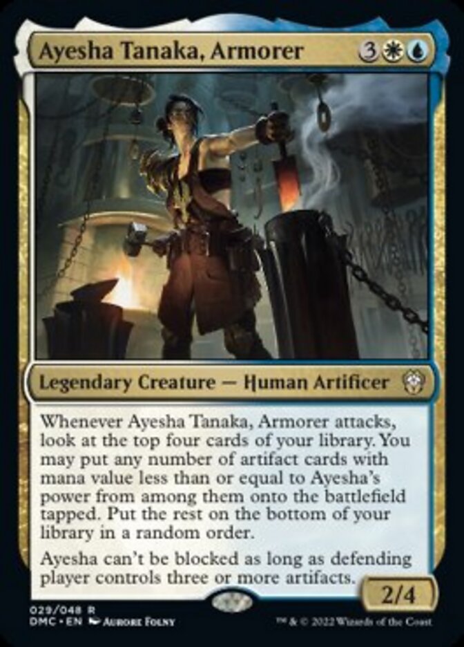 Ayesha Tanaka, Armorer [Dominaria United Commander] | Silver Goblin