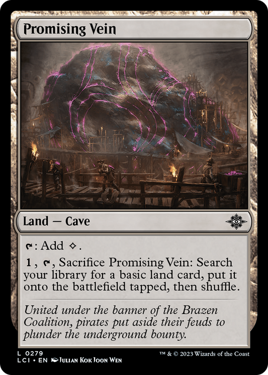 Promising Vein (279) Foil - The Lost Caverns of Ixalan
