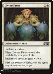 Divine Favor [Mystery Booster] | Silver Goblin