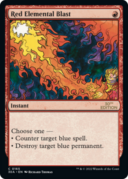 Red Elemental Blast (165) - 30th Anniversary Edition